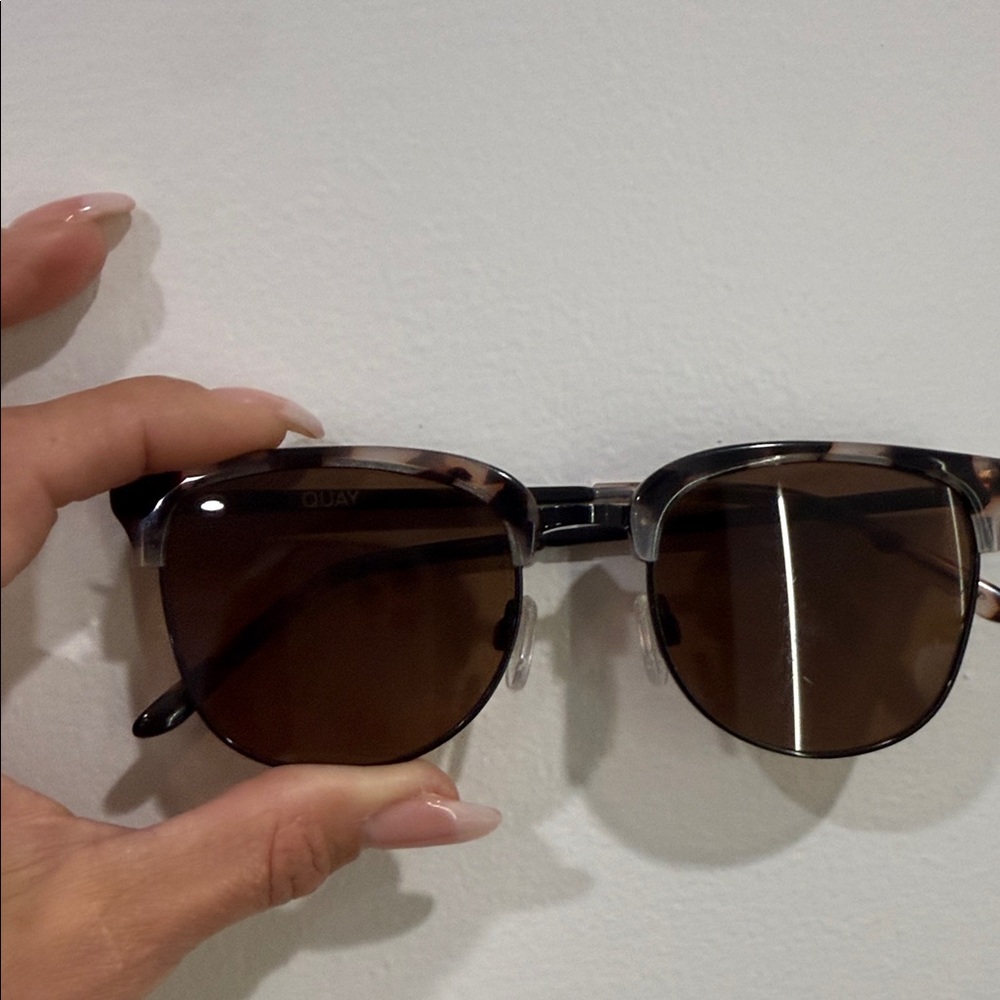 Quay Australia Black and Brown Sunglasses